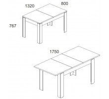 Раздвижной стол Джаз